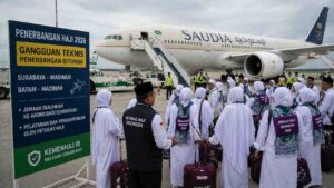 pesawat haji gangguan