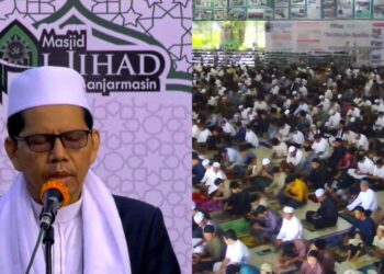 Ribuan Jemaah Padati Shalat Idul Adha 1447 H di Masjid Al Jihad Banjarmasin