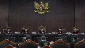 Ilustrasi MK menolak permohonan uji materi