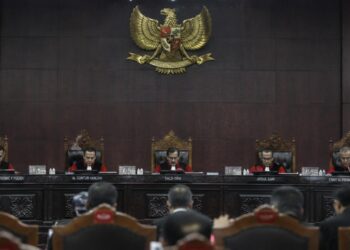 Ilustrasi MK menolak permohonan uji materi