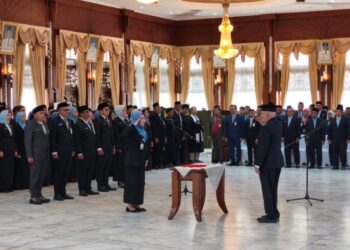 Pemprov Kalsel lantik ratusan pejabat