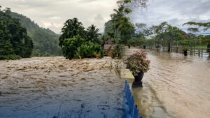 Air sungai meluap di Hulu Sungai Tengah