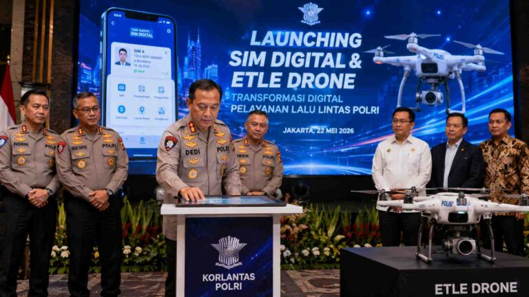 Wakapolri Launching SIM Digital ETLE Drone. Ini Kegunaannya!