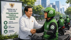 Prabowo menetapkan Perpres perlindungan bagi pengemudi transportasi online