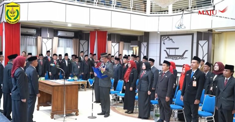 Wali Kota Banjarmasin Reshuffle 21 Pejabat, 7 Kepala Dinas Berganti!