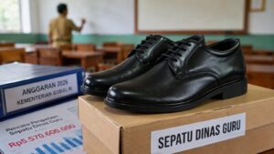 Anggaran sepatu dinas guru oleh Kemensos