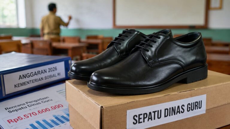 Setelah Heboh Pengadaan Sepatu Siswa, Kemensos Siapkan Rp5,57 Miliar untuk Pengadaan Sepatu Dinas Guru pada 2026!