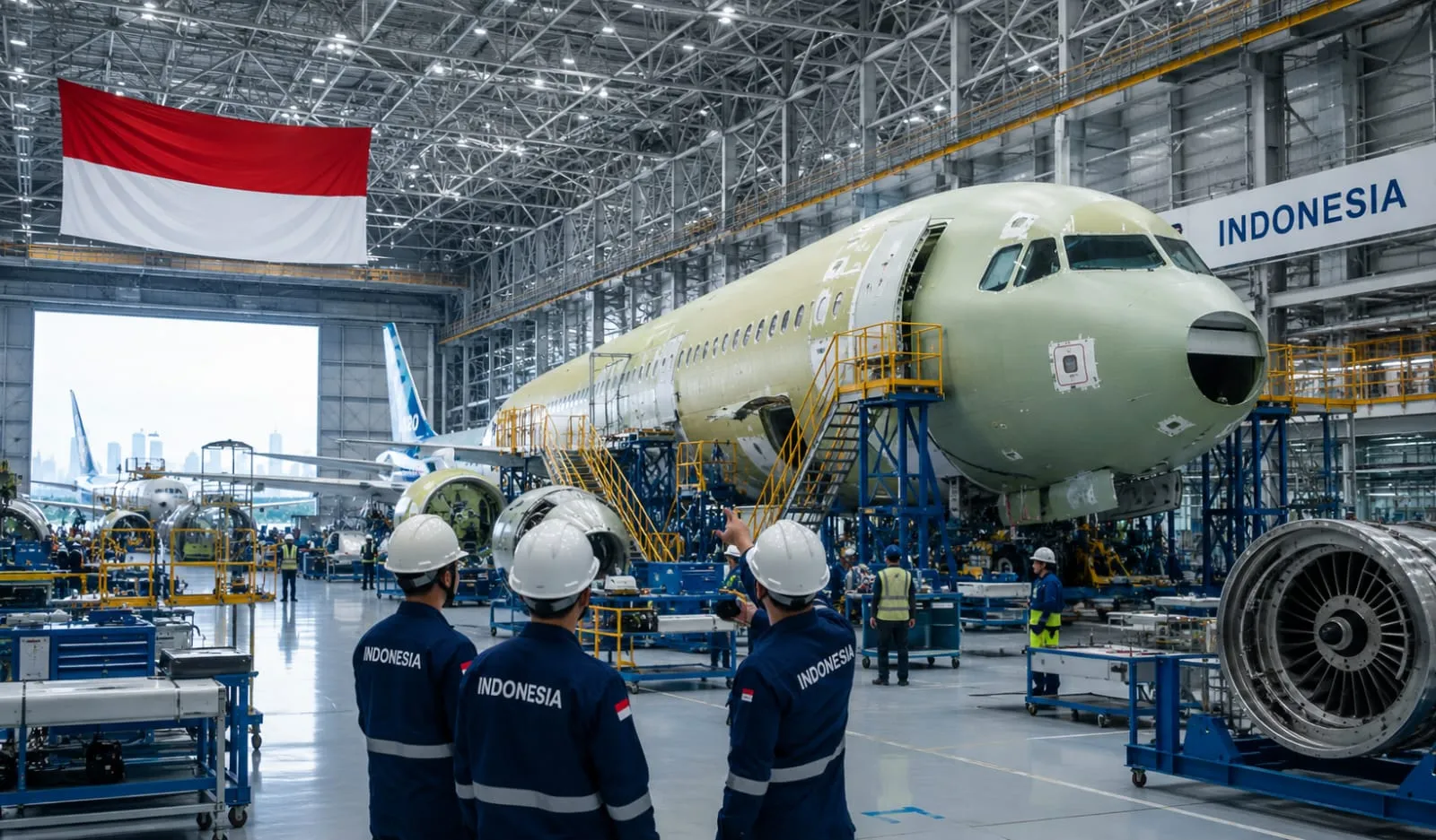 Indonesia Siap Bangun Pabrik Pesawat Dalam Negeri