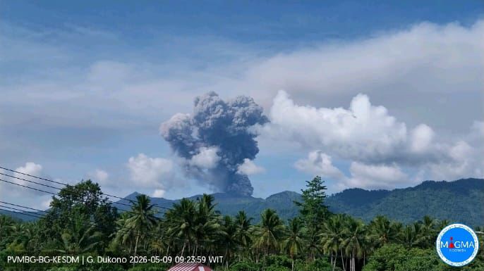 Gunung Dukono di Halmahera Utara Erupsi, 3 Orang Meninggal Dunia!