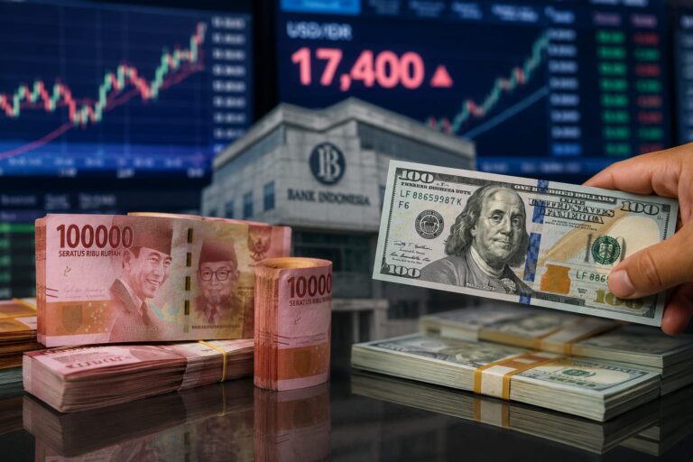 Rupiah Sentuh Level Terlemah Sepanjang Sejarah Tembus Rp17.400, BI Lakukan Intervensi Besar-besaran Jaga Rupiah