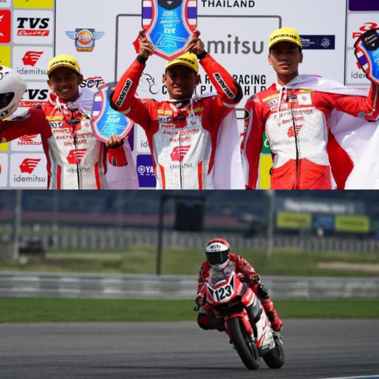 Pembalap Indonesia Rheza Danica Raih Podium Kedua di ARRC Thailand 2026