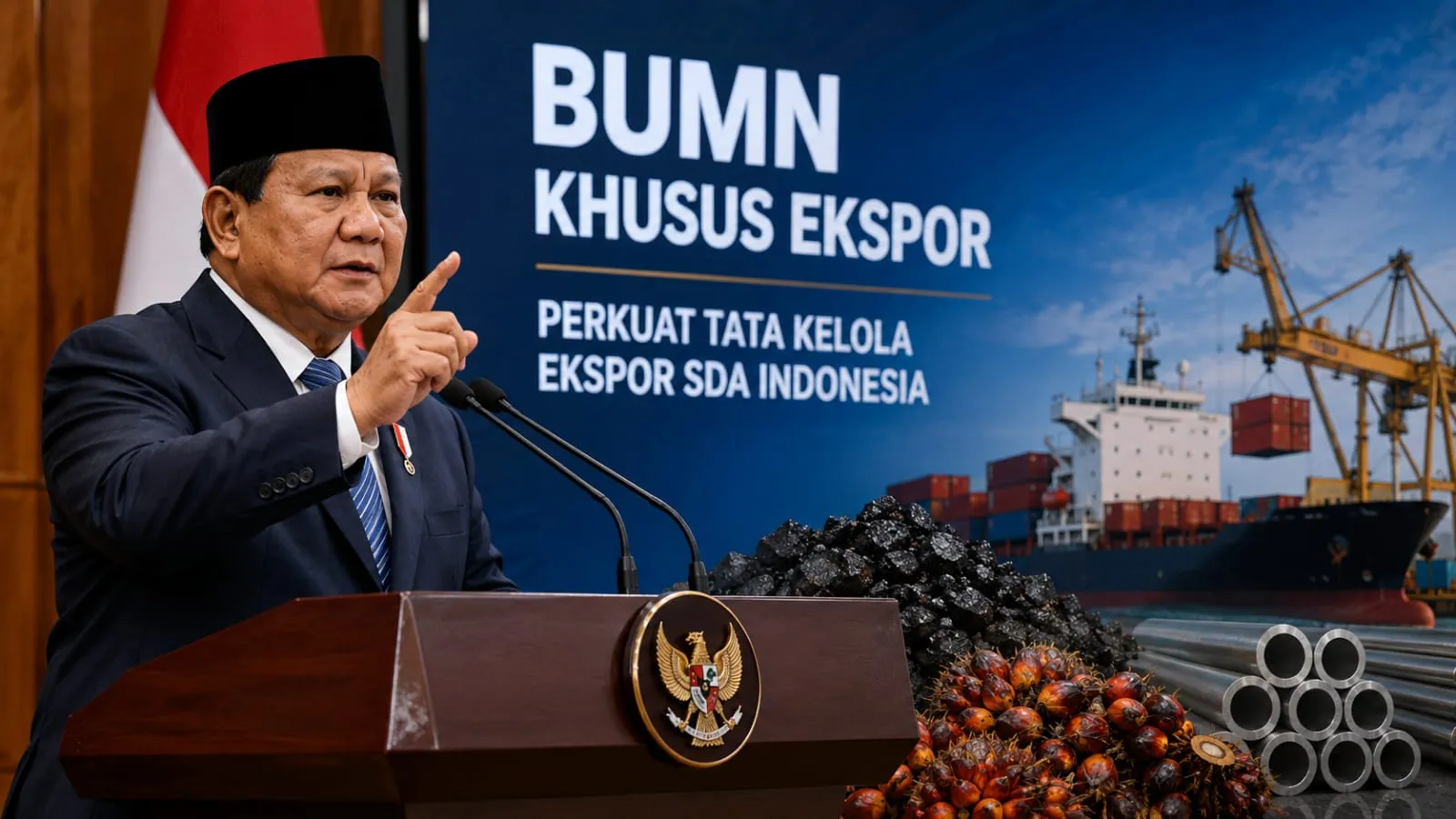 Presiden Prabowo rencanakan bentuk BUMN ekspor
