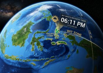 Heboh Perbedaan Waktu 1 Jam di Maluku Utara