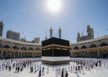 Fenomena Langka Terjadi pada Hari Arafah, Matahari Tepat di Atas Ka’bah!