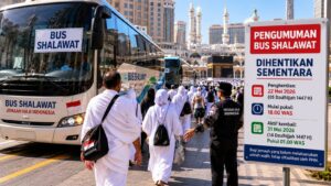 Bus Shalawat diberhentikan sementara