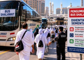 Bus Shalawat diberhentikan sementara