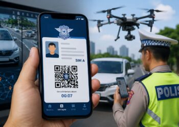 Korlantas Polri Resmi Luncurkan SIM Digital dan Drone Tilang Elektronik