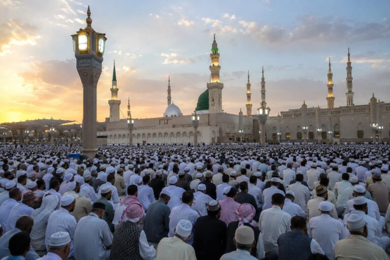 Jutaan Jemaah Padati Masjid Nabawi, Ini Pesan Khutbah Idul Adha 2026 Yang Disampaikan!
