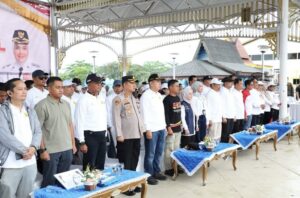Kegiatan May Day di Halaman Balai Kota Banjarmasin pada Jum’at [1/5]