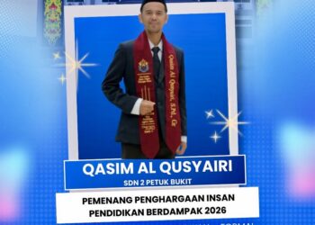 Ucapan dari Dinas Pendidikan Kota Palangka Raya kepada Qasim Al Qusyairi