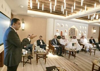 Anies Baswedan saat diskusi bersama tim dari pemerintah Kota Riyadh dan KerajaanArab Saudi