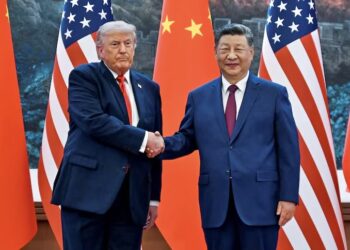 Presiden AS Donald Trump dan Presiden China Xi Jinping