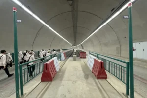 Terowongan Muaisim menuju tempat melontar jamarat