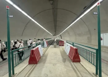Terowongan Muaisim menuju tempat melontar jamarat