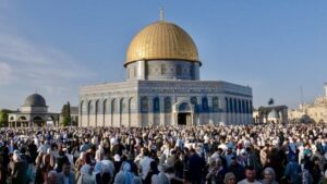 Suasana Masjid Al-Aqsa saat Idul Adha 1447 H