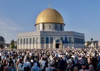 Suasana Masjid Al-Aqsa saat Idul Adha 1447 H