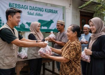 Penerima daging kurban