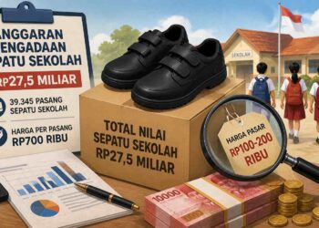 Pengadaan sepatu kemensos