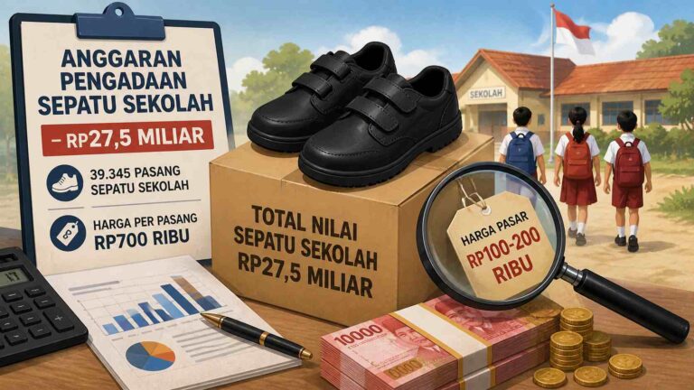 Kemensos Anggarkan Sepatu Sekolah Rakyat Hingga Rp27,5 Miliar. Ini Respon Publik!