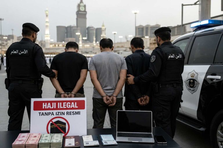 Tiga WNI Ditangkap di Mekkah, Diduga Promosikan Haji Ilegal. Ini Kronologinya!