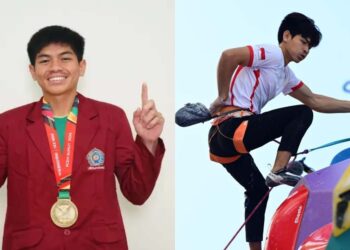 Mahasiswa Universitas Muhammadiyah Surabaya Jadi Atlet Indonesia Pertama Juara Lead World Climbing Series