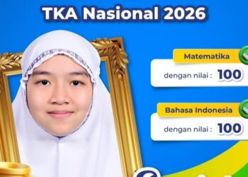 Peraih nilai sempurna TKA 2026