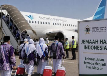 Ilustrasi pemulangan jemaah haji 2026