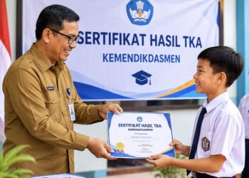 Sertifikat Hasil TKA Siswa SD dan SMP Terbit