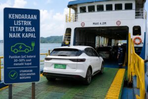 ASDP Tegaskan Kendaraan Listrik Boleh Naik Kapal Feri