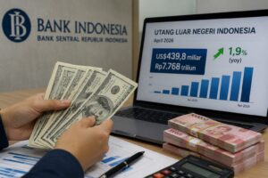 Utang Luar Negeri Indonesia Naik Jadi Rp7.768 Triliun
