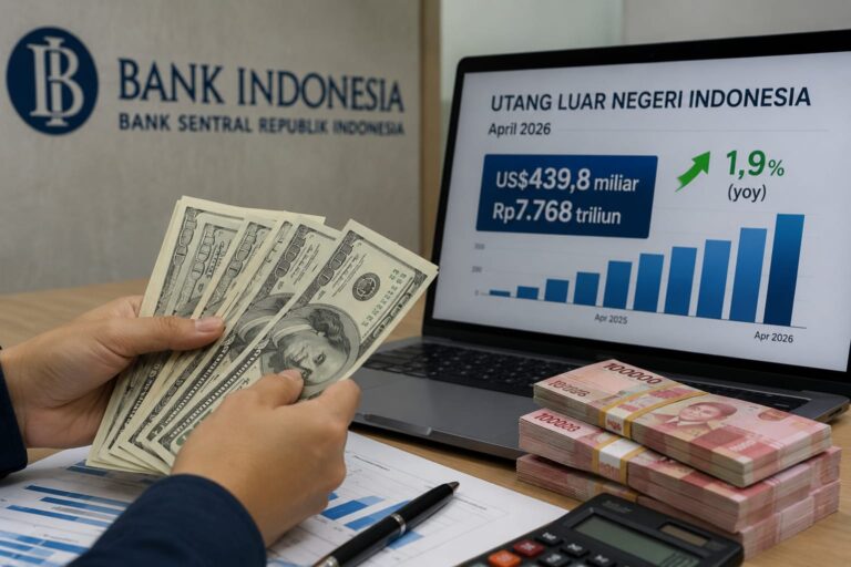 Di Tengah Tekanan Global, Utang Luar Negeri Indonesia Naik Jadi Rp7.768 Triliun
