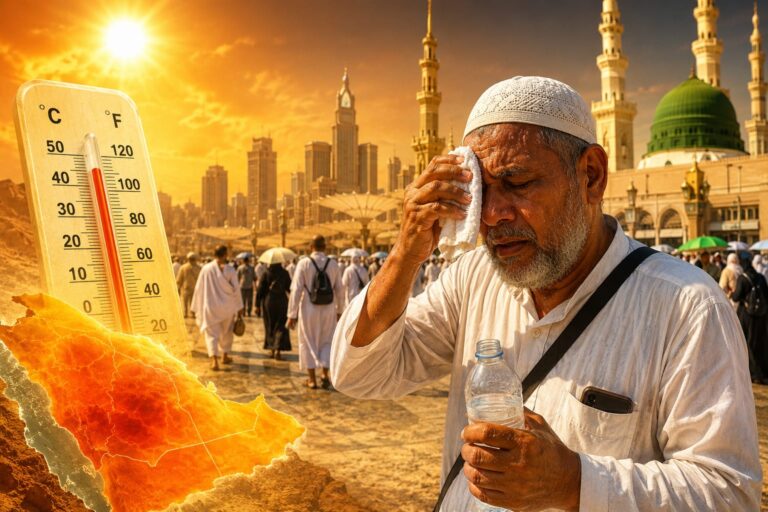 Suhu Arab Saudi Diprediksi Capai 50 Derajat, Jemaah Haji Diminta Waspada Heatstroke!