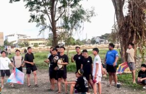 Aktivitas permainan layang-layang warga Banjarmasin
