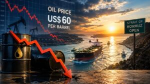 Harga Minyak Dunia Turun ke US$60-an per Barel