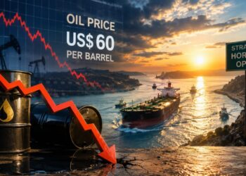 Harga Minyak Dunia Turun ke US$60-an per Barel