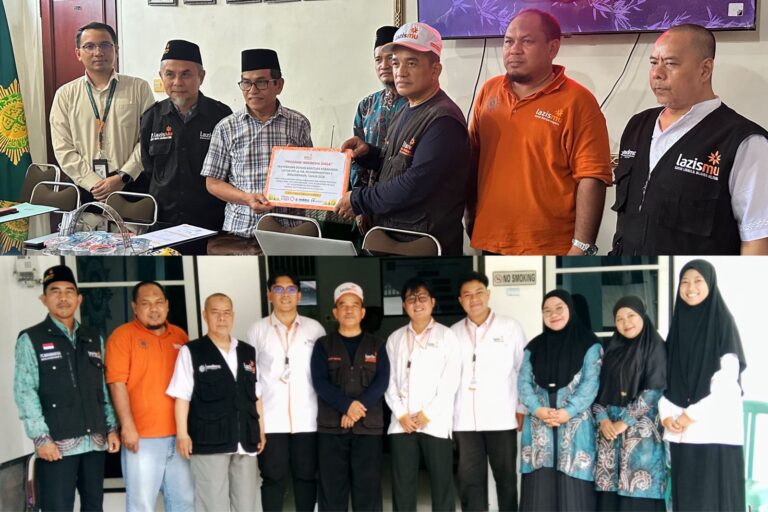 LazisMu Bersama PDM Kota Banjarmasin Salurkan Donasi Ratusan Juta untuk Sekolah Muhammadiyah Banjarmasin yang Terbakar