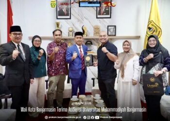 Audiensi Universitas Muhammadiyah Banjarmasin [UMBJM] di Balai Kota