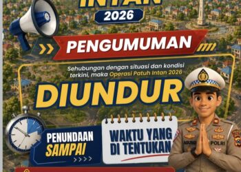 Pengumuman penundaan Operasi Patuh Intan 2026