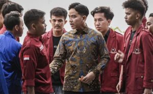 Beberapa pengurus BEM FH UBK saat temui Wakil Presiden RI