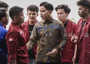 Beberapa pengurus BEM FH UBK saat temui Wakil Presiden RI